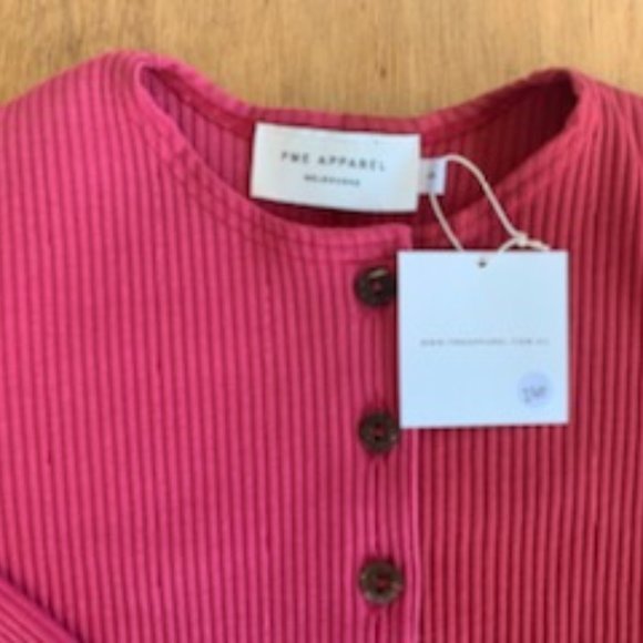 NWT Colorblock Cardigan in Red/Pink Size Small - Picture 9 of 10
